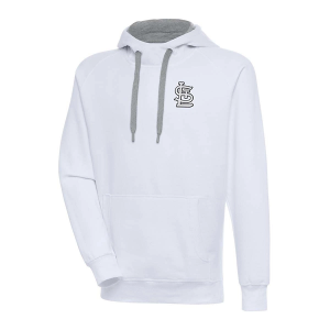 St. Louis Cardinals Antigua Chenille Victory Pullover Hoodie 5XLarge White