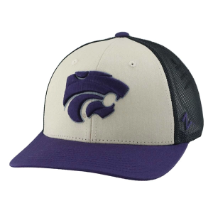 Kansas State Wildcats Zephyr Graf-X Dakota Logo Adjustable Hat One Size Purple