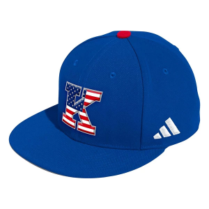 Kansas Jayhawks adidas America Fitted Hat 7 1/2 Royal