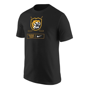 Colorado College Tigers Nike Logo Stix T-Shirt Large Black