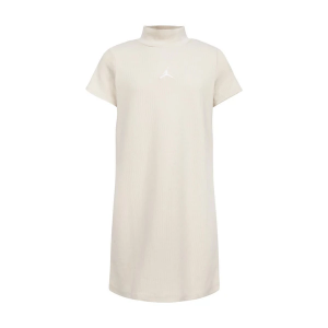 Girls' Jordan Ribbed Taping Midi Shirt Dress Medium Legend lt