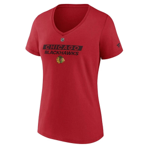 Women's Chicago Blackhawks Fanatics 2024 Authentic Pro Primary T-Shirt Medium Red