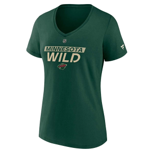 Women's Minnesota Wild Fanatics 2024 Authentic Pro Primary T-Shirt XLarge Green