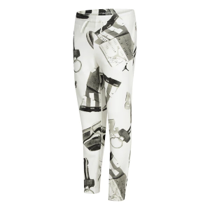 Girls' Jordan Brooklyn Fleece AOP Joggers Small Sail Regular