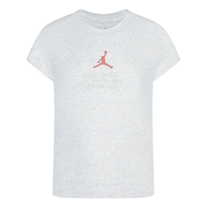 Kids' Jordan Court of Legends Ribbed T-Shirt Small Sail Heather
