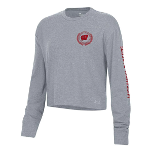 Under Armour Women's Wisconsin Badgers Master Long Sleeve T-Shirt