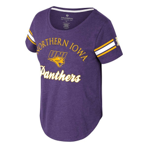 Northern Iowa Panthers Colosseum Women's Love More T-Shirt Medium Purple