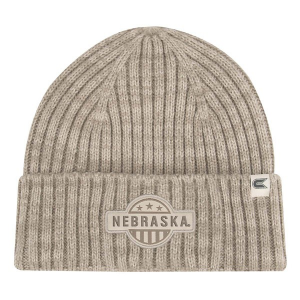 Nebraska Cornhuskers Colosseum Operation Hat Trick Mojave Beanie One Size Khaki