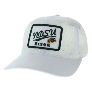 North Dakota State Bison Legacy Athletic Meshy Patch Adjustable Hat One Size White