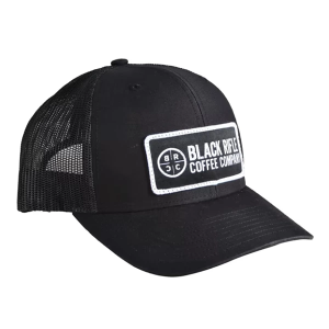 Men's Black Rifle Coffee Company BRCC Company Logo Patch Hunting Adjustable Hat One Size White/Black