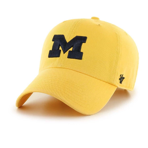 Michigan Wolverines 47 Brand Cleanup Adjustable Hat One Size Yellow