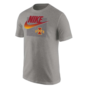 Iowa State Cyclones Nike Remix T-Shirt Medium Heather Grey
