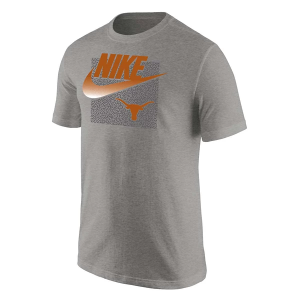 Texas Longhorns Nike Remix T-Shirt 2XLarge Heather Grey