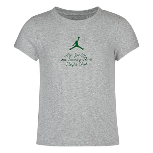 Kids' Jordan Court of Legends Ribbed T-Shirt Small Light Gray Heather