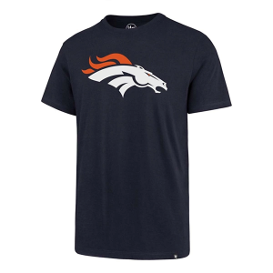 Denver Broncos 47 Brand Imprint Super Rival T-Shirt Small Navy