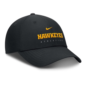 Iowa Hawkeyes Nike DriFit Adjustable Hat Medium Black
