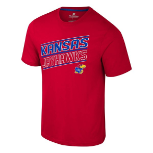 Kansas Jayhawks Colosseum Neo T-Shirt Large Red