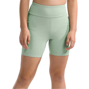 Girls' The North Face Never Stop Biker Shorts Small Mint