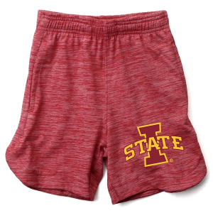 Iowa State Cyclones Wes and Willy Zeus Kids' Shorts XLarge Crimson Heather