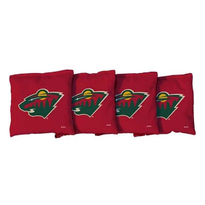 Victory Tailgate Red Minnesota Wild Cornhole Bags 4 Pack