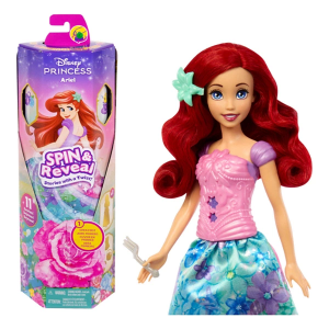 Barbie Princess Spin & Reveal Ariel Fashion Doll & Accessories