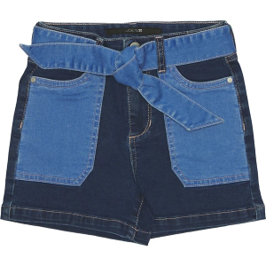 Girls' Joe's Jeans Angie Colorblock High Rise Jean Shorts 10 Crystal Seaside