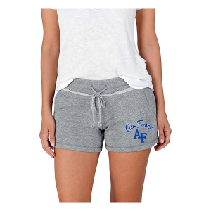 Air Force Falcons Concepts Sport Women's Mainstream Shorts Large Gray