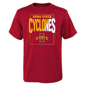 Iowa State Cyclones Genuine Stuff Coin Toss Kids' T-Shirt XLarge Cardinal