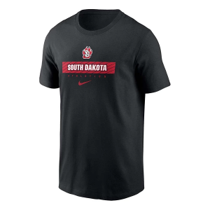 South Dakota Coyotes Nike Sideline Issue T-Shirt Small Black