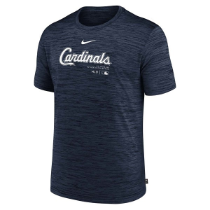 St. Louis Cardinals 2024 Authentic Collection Practice T-Shirt Small Navy