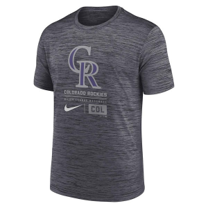 Colorado Rockies 2024 Velocity T-Shirt Small Black