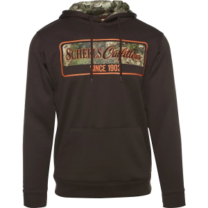 Men's Scheels Outfitters Camo Logo Hunting Hoodie Medium Brown/V2