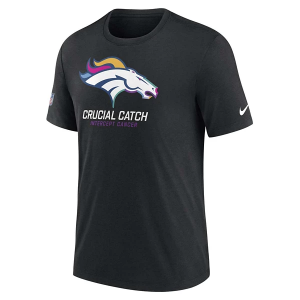 Denver Broncos Nike 2024 Crucial Catch T-Shirt Small Black
