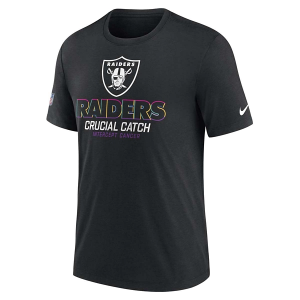 Las Vegas Raiders Nike 2024 Crucial Catch T-Shirt Small Black