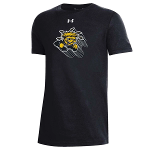 Wichita State Shockers Under Armour State Mickey Kids' T-Shirt Medium Black