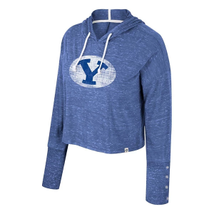 BYU Cougars Colosseum Women's Hi Society Crop 2XLarge Royal