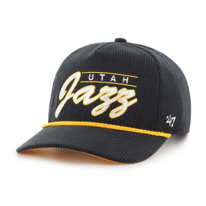 Utah Jazz 47 Brand Hit Cord Adjustable Hat One Size Black