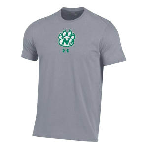 Northwest Missouri State Bearcats Under Armour Logo Performance Cotton T-Shirt 3XLarge Grey