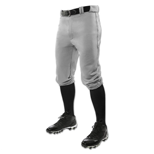 Men's Champro Triple Crown Knicker Baseball Pants XLarge Grey Regular