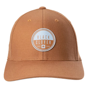 Men's Black Clover Brooks Golf Snapback Hat One Size Brown