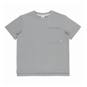 Kids' Rylee + Cru Cove Essential Pocket T-Shirt 4/5 Dusty Blue