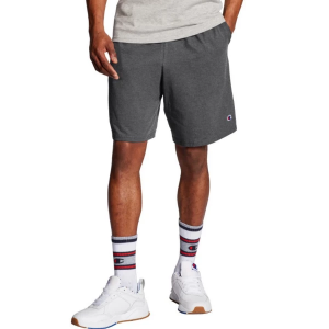Men's Champion Authentic Cotton Pocket Shorts Medium Granite Heather