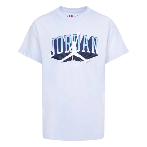 Girls' Jordan Push Through T-Shirt Medium Football gray