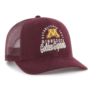 Minnesota Golden Gophers 47 Brand Pit Stop Trucker Adjustable Hat One Size Maroon