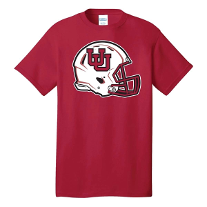 Utah Utes Range Helmet T-Shirt Medium Red