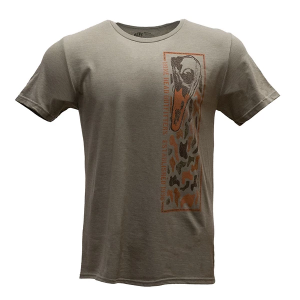 Men's Bone Head Outfitters Duck Camo Skull T-Shirt 2XLarge Taupe