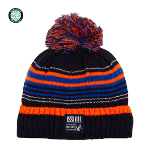 Boys' Nano Noruk Justin Pom Beanie Baby 6/12 mo. Navy