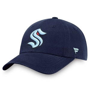 Seattle Kraken Fanatics Core Adjustable Hat One Size Navy