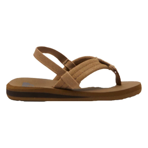 Boys' Quiksilver Carver Suede Flip Flop Sandals Toddler 6T Tan