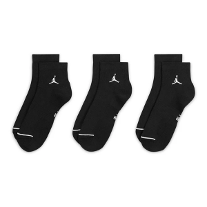 Adult Nike Everday Ankle Socks Medium Black 3 Packs